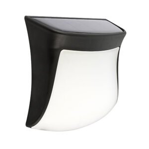 Applique Murale Extérieure Courbée Noire