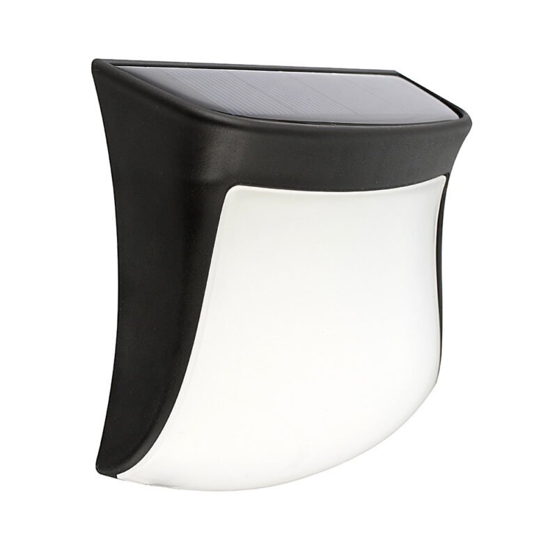 Applique Murale Extérieure Courbée Noire