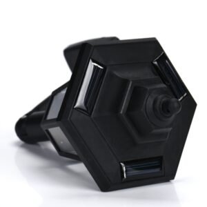 Applique Murale Hexagonale Solaire Élégance Noire