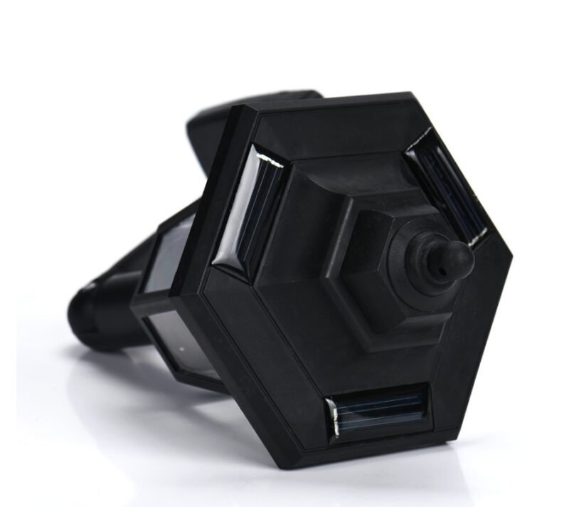 Applique Murale Hexagonale Solaire Élégance Noire