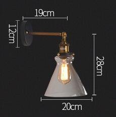 Applique Murale Industrielle en Laiton avec Éclat Vintage