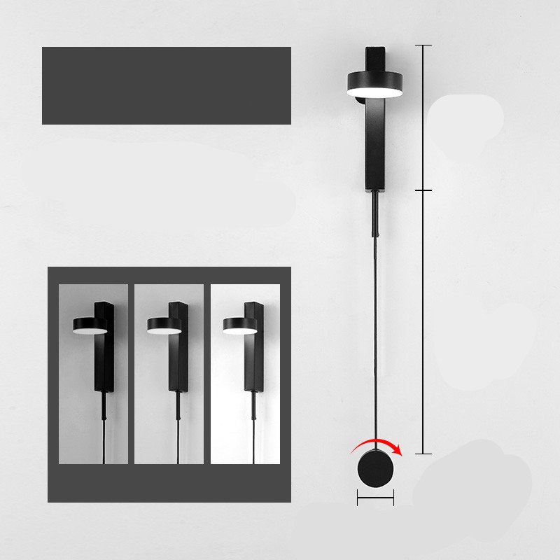 Applique Murale Minimaliste Rotative