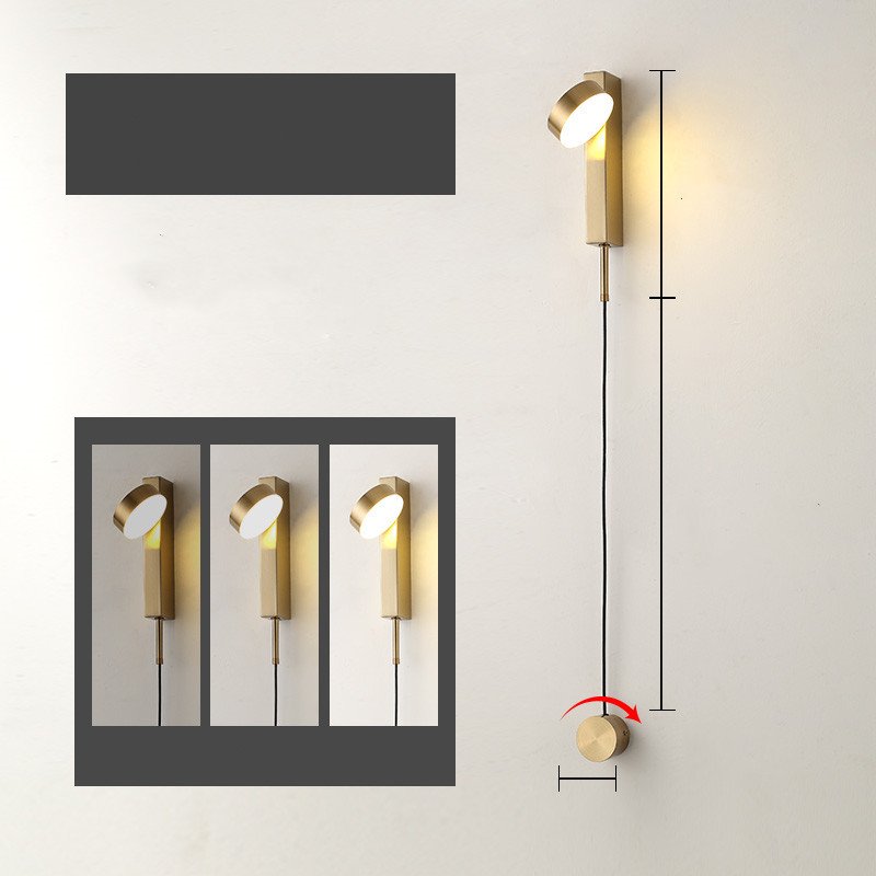 Applique Murale Minimaliste Rotative