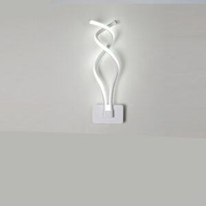 1618805147634.jpg Applique Murale Minimaliste Orbital en Métal Blanc