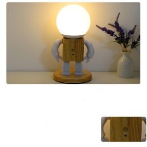 Lampe de Table Robot Minimaliste de Luxe