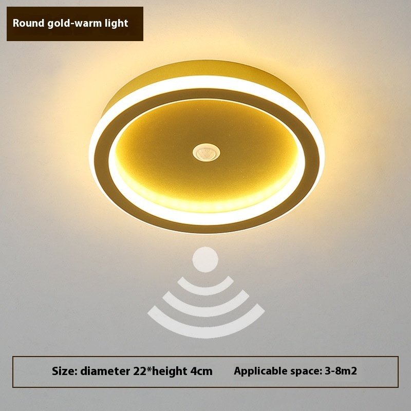 Plafonnier d'Induction Moderne en Laiton