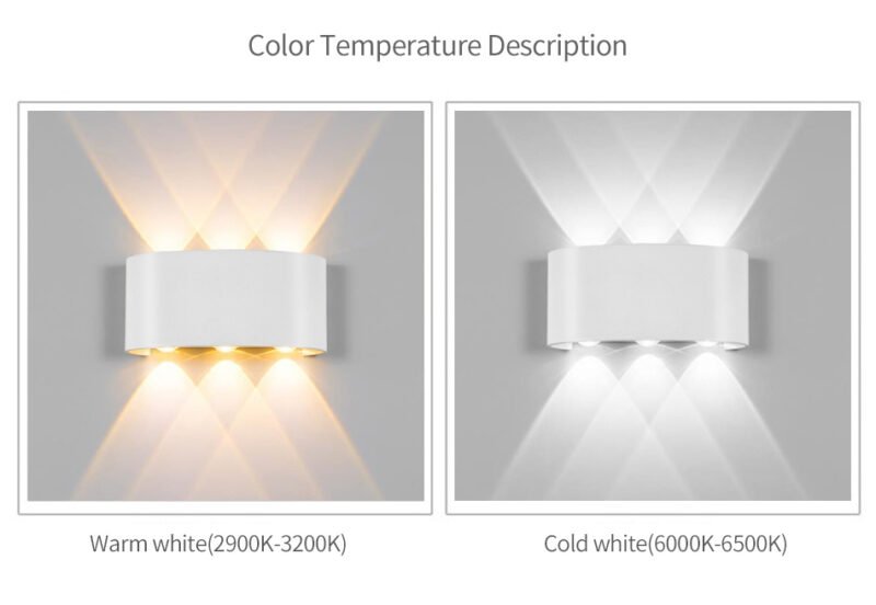 Applique Murale LED Rectangulaire Époustouflante en Aluminium