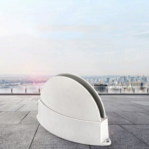 Applique Murale Semi-Circulaire Minimaliste en Aluminium