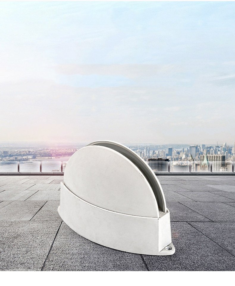 Applique Murale Semi-Circulaire Minimaliste en Aluminium