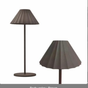 Lampe de Bureau Alliage à Abat-jour Conique Strié