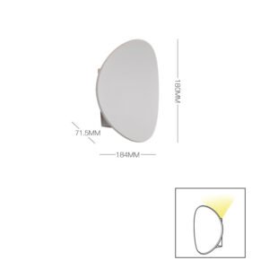 Applique Murale LED Minimaliste en Aluminium