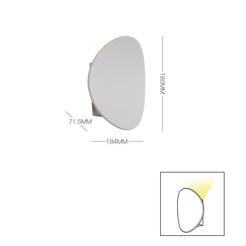 Applique Murale LED Minimaliste en Aluminium