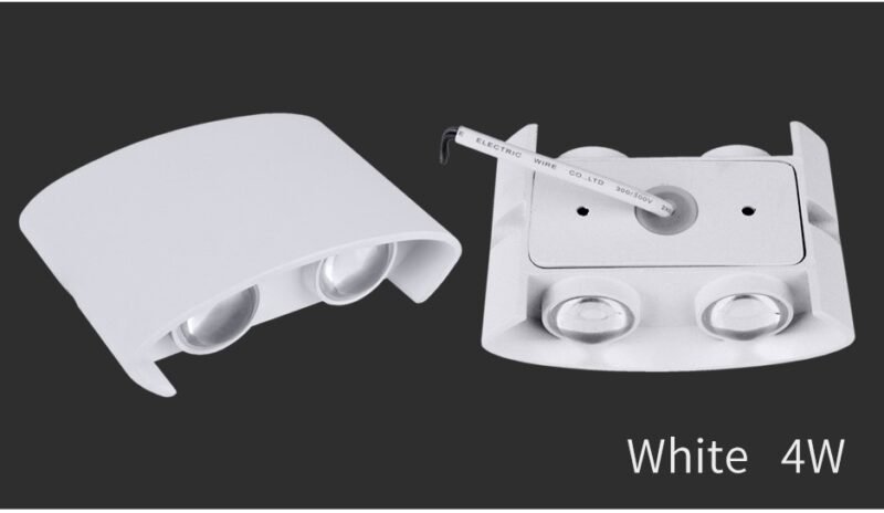 Applique Murale LED Rectangulaire Époustouflante en Aluminium