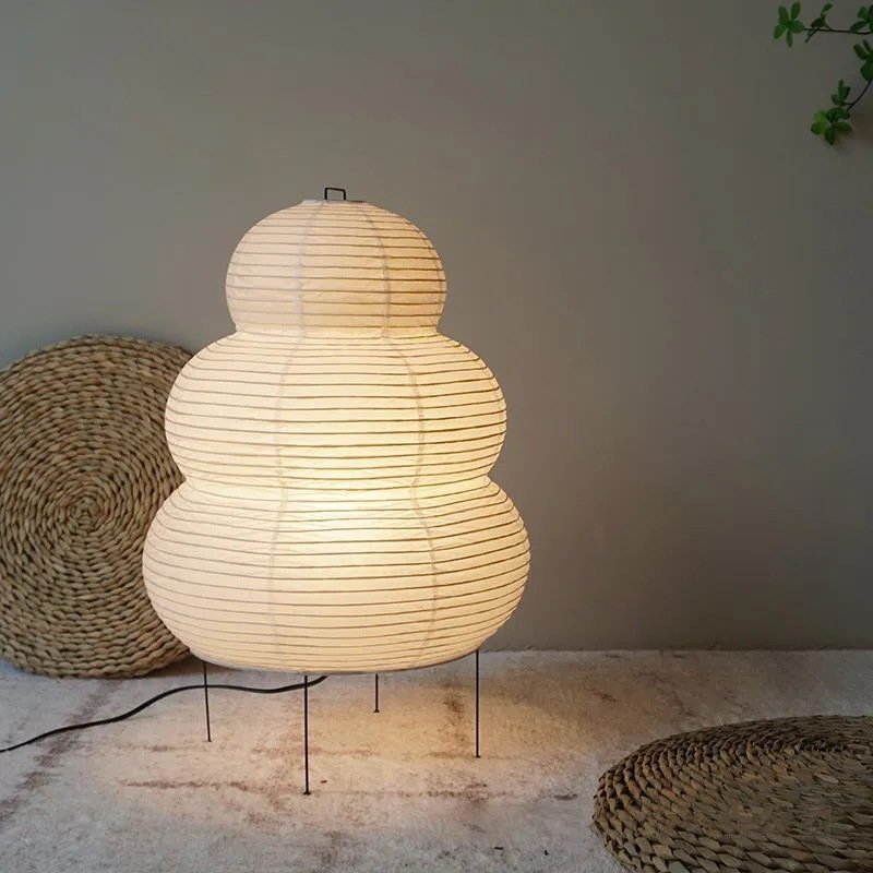Lampe Cocon en Papier Sculpté - Éclat Minimaliste