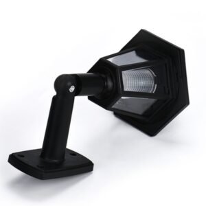 Applique Murale Hexagonale Solaire Élégance Noire