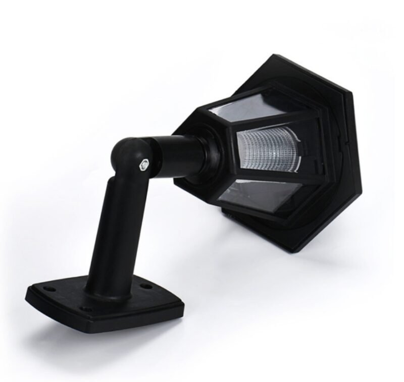 Applique Murale Hexagonale Solaire Élégance Noire