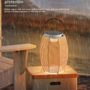 Lanterne Solaire Minimaliste en Acier Inoxydable