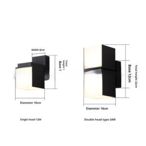 Applique Murale Extérieure Minimaliste