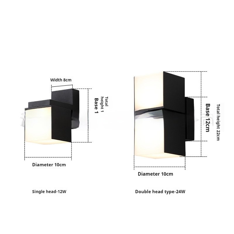 Applique Murale Extérieure Minimaliste