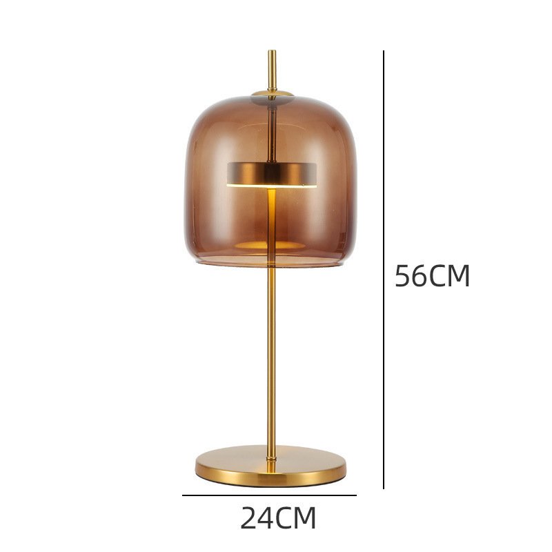 Lampe de Table Chic en Métal Doré et Noir