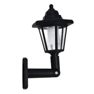 Applique Murale Hexagonale Solaire Élégance Noire