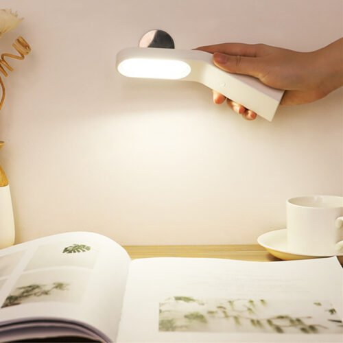 Élégante Lampe de Bureau Minimaliste Forme Géométrique Ergonomique