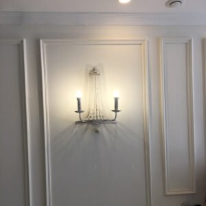 Applique Murale Cristal Vintage Élégante