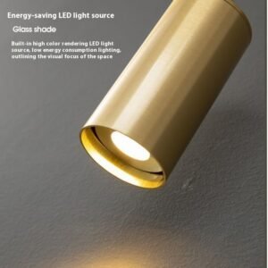 Élégante Applique Murale en Cuivre