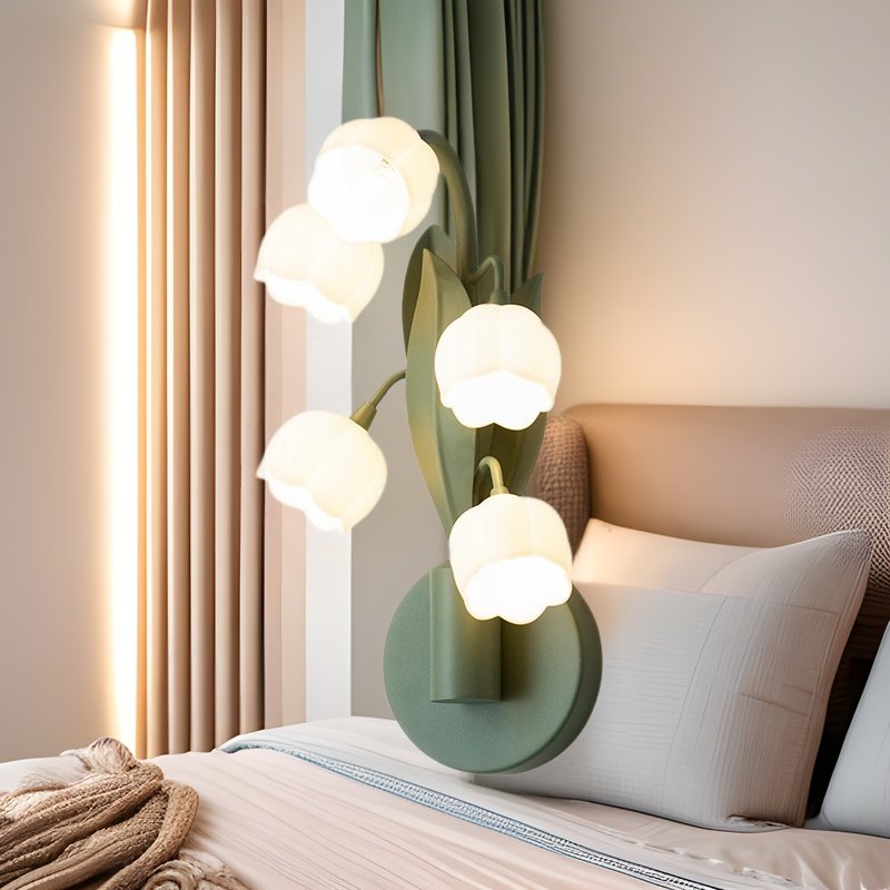 Applique Murale Florale Minimaliste