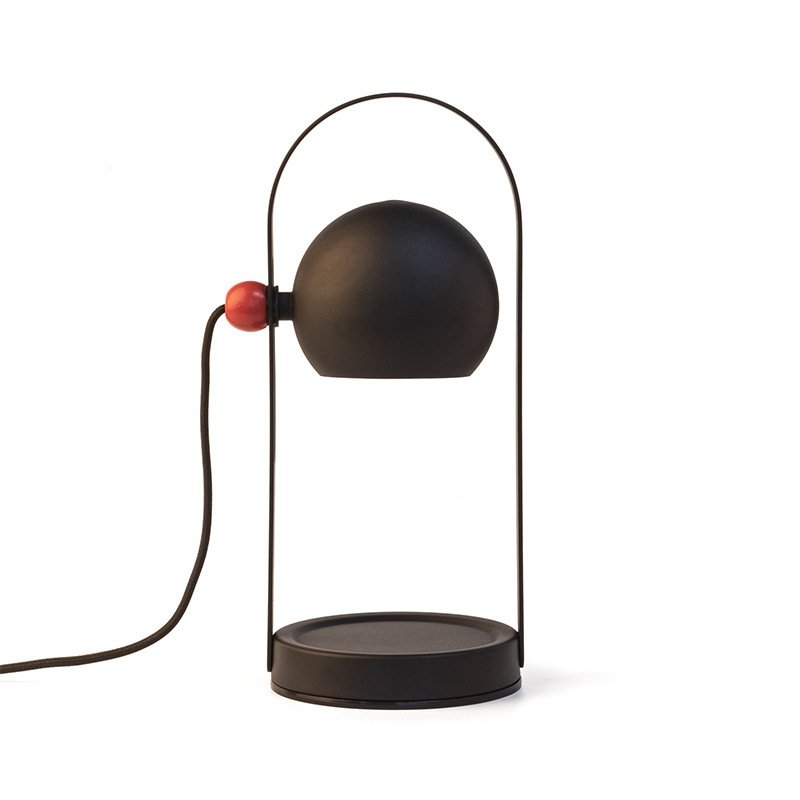 Lampe Arquée Chic en Métal Noir Minimaliste