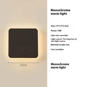 Élégante Applique LED Murale Minimaliste