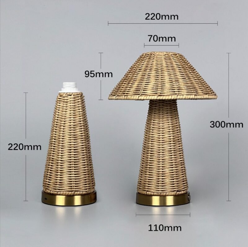 60922d54-ac09-4218-ad04-08e9b63420fb.jpg Lampe de Table Tressée Texture Bohème