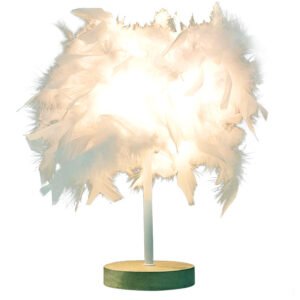 62553b9d-9c2e-4bc5-ab09-36bf22253bba.jpg Lampe de Table Plumes Aériennes Éclatantes