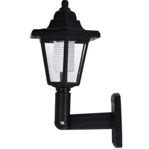 Applique Murale Hexagonale Solaire Élégance Noire