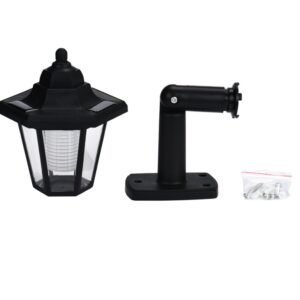 Applique Murale Hexagonale Solaire Élégance Noire