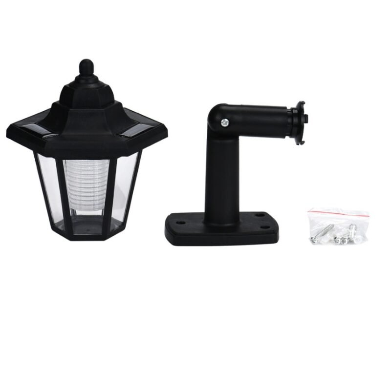 Applique Murale Hexagonale Solaire Élégance Noire