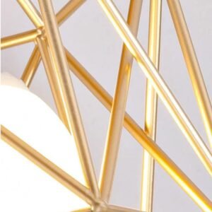 Plafonnier Doré Moderne Design Minimaliste