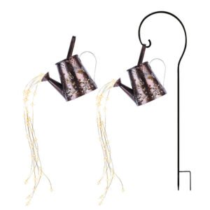 Lampe Solaire Arrosoir Papillon