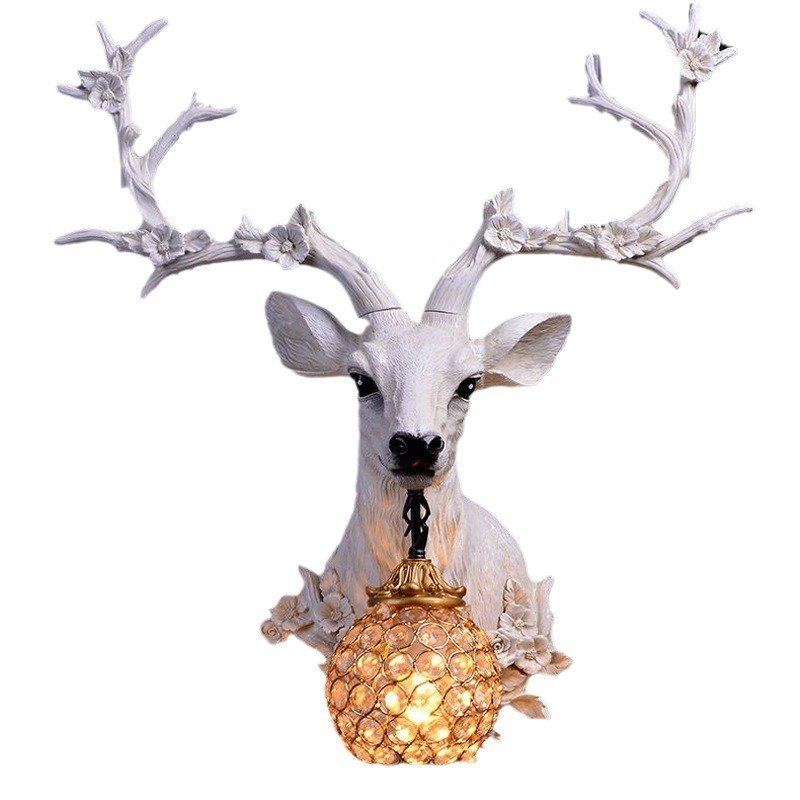 Élégante Applique Murale Bois de Cerf