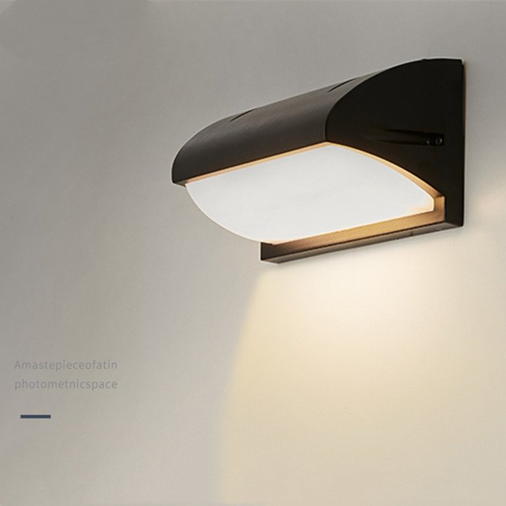 Applique Murale Élégante en Verre Opaque Minimaliste