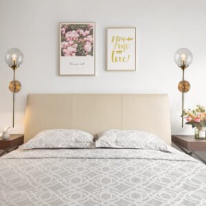 Applique Murale Sphérique en Laiton Épurée