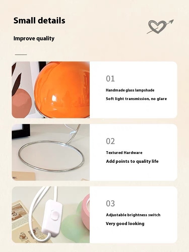 Lampe de Table en Verre Moderne