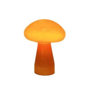 Lampe de Table en Verre à Effet Champignon