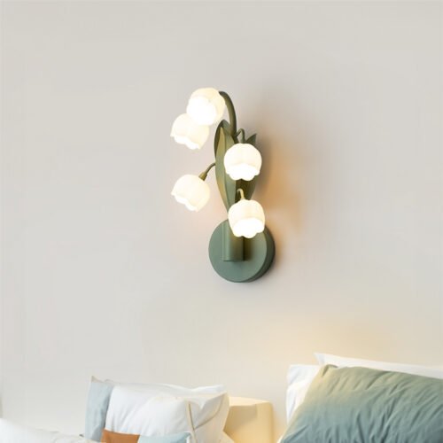 Applique Murale Florale Minimaliste