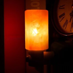 Applique Murale en Verre Ambré et Laiton Minimaliste