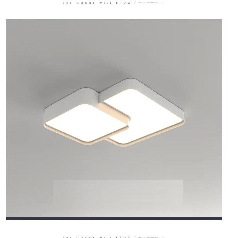 Luminaire Plafonnier Noir et Or Élégant