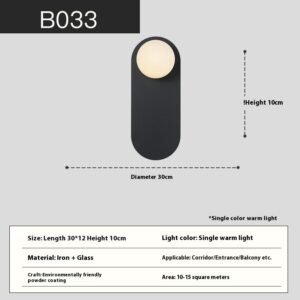 Applique Murale Minimaliste de Luxe