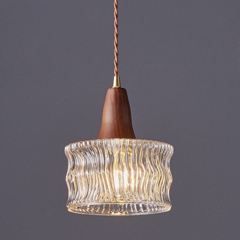 Applique Murale Minimaliste en Laiton et Verre Transparent