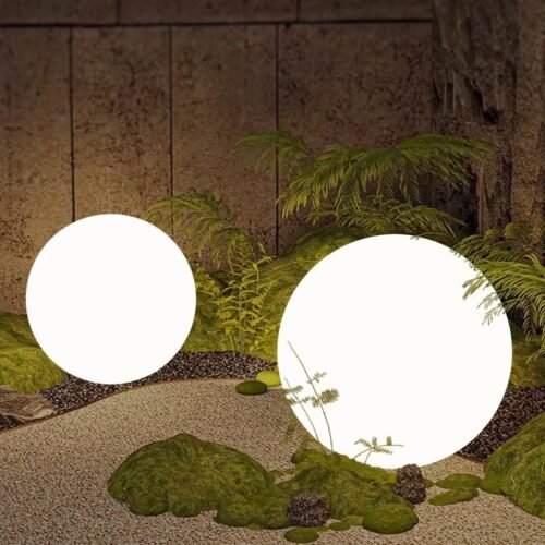 Lampe Sphérique de Jardin Énergie Solaire