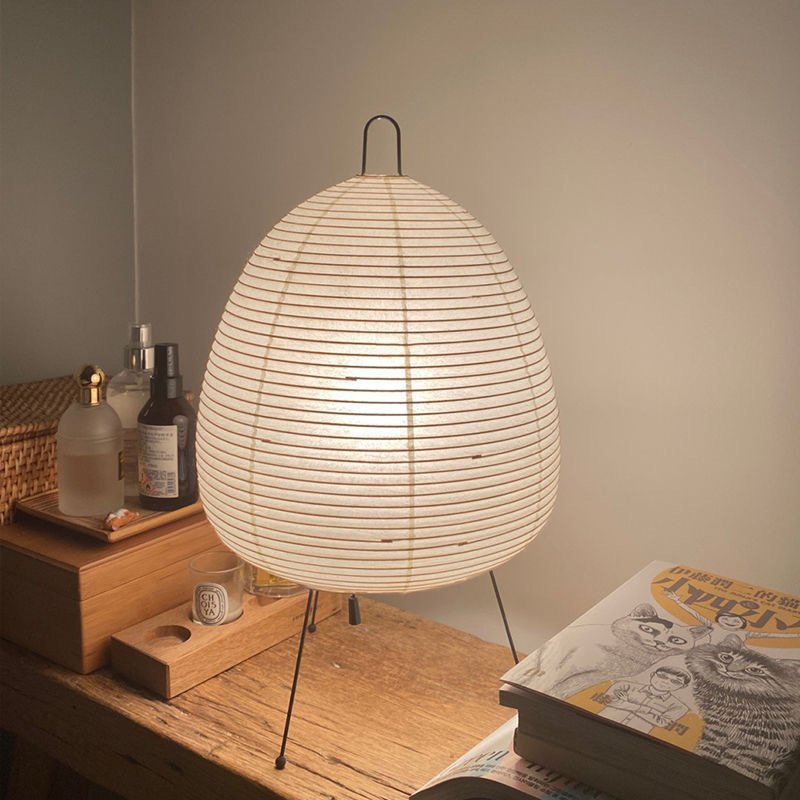 Lampe Cocon en Papier Sculpté - Éclat Minimaliste